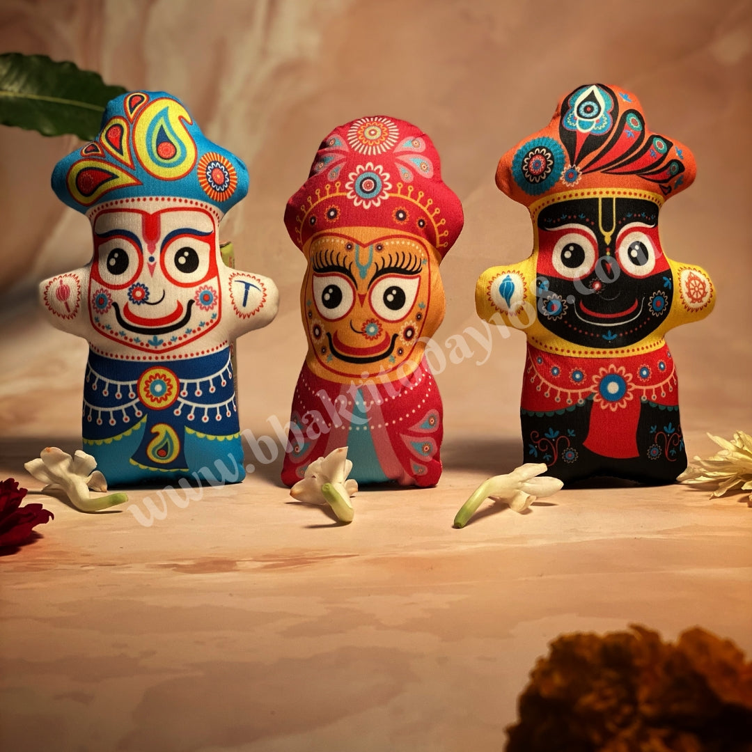 Soft Toys- Jagannatha Baladeva Subhadra (Pair of 3)