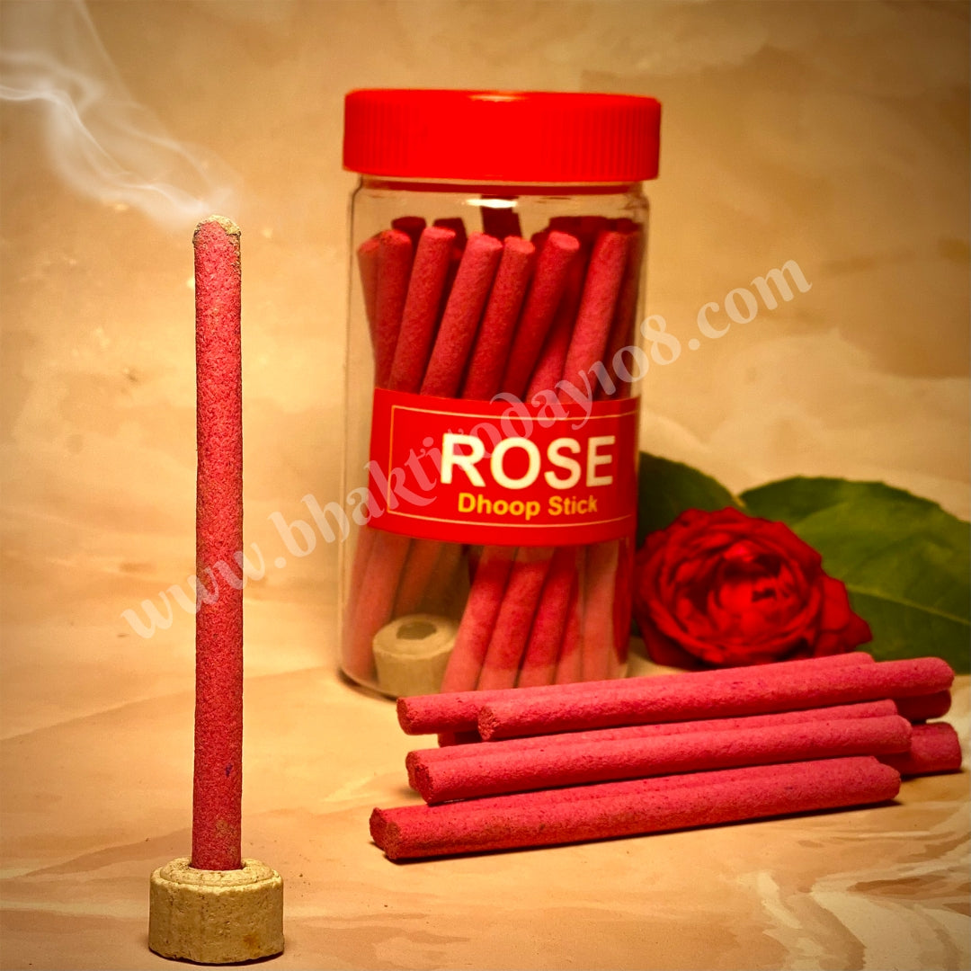 Bhakti Bambooless Incense Sticks- Rose Dhoop batti