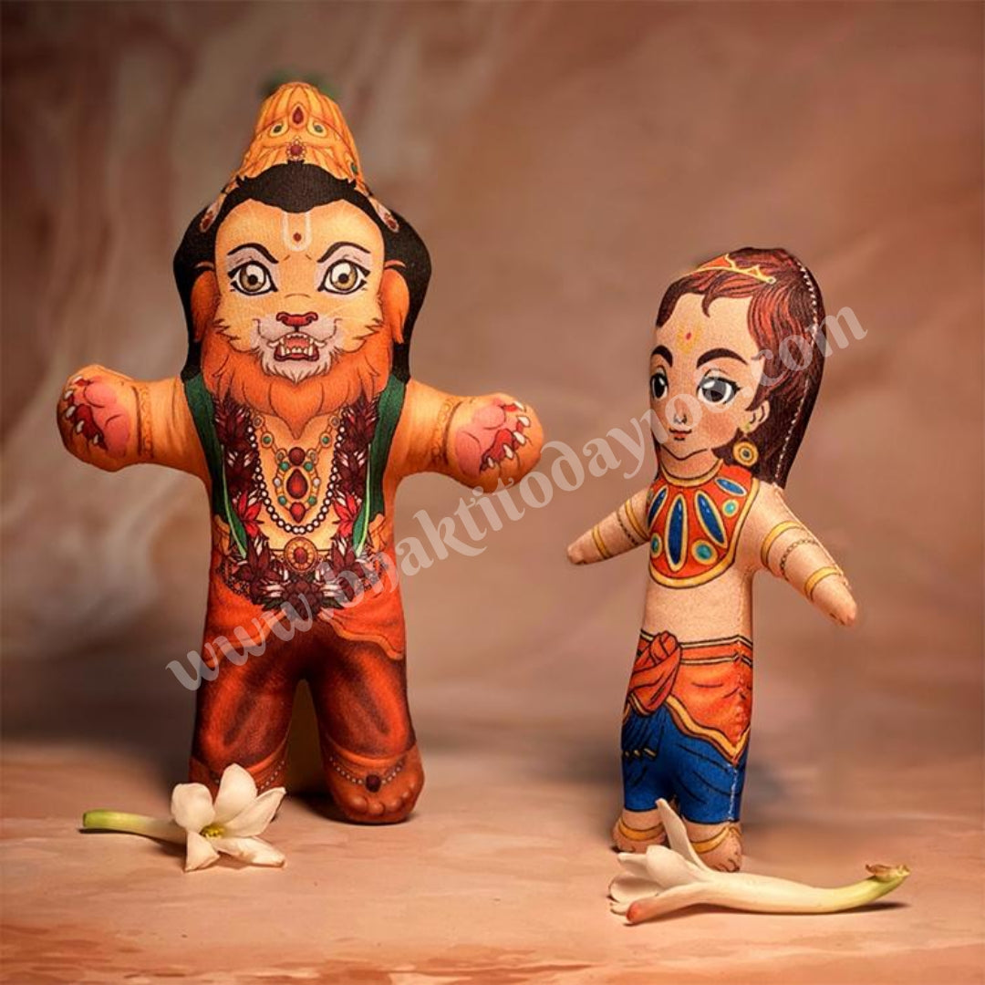 Soft Toys- Prahlad and Narasimha Dev (Pair of 2)