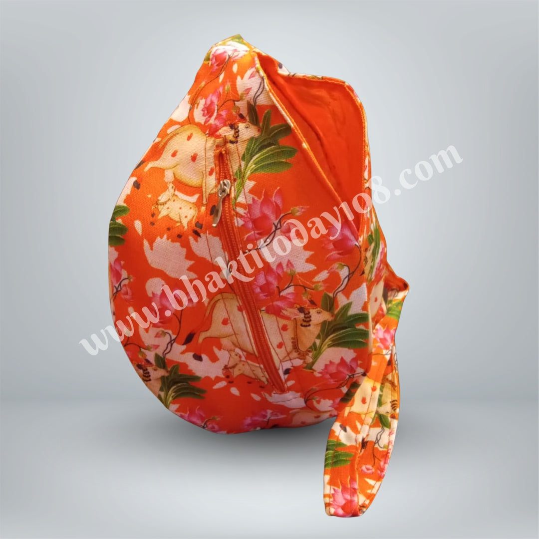 Cow Print Japa Bead Bag
