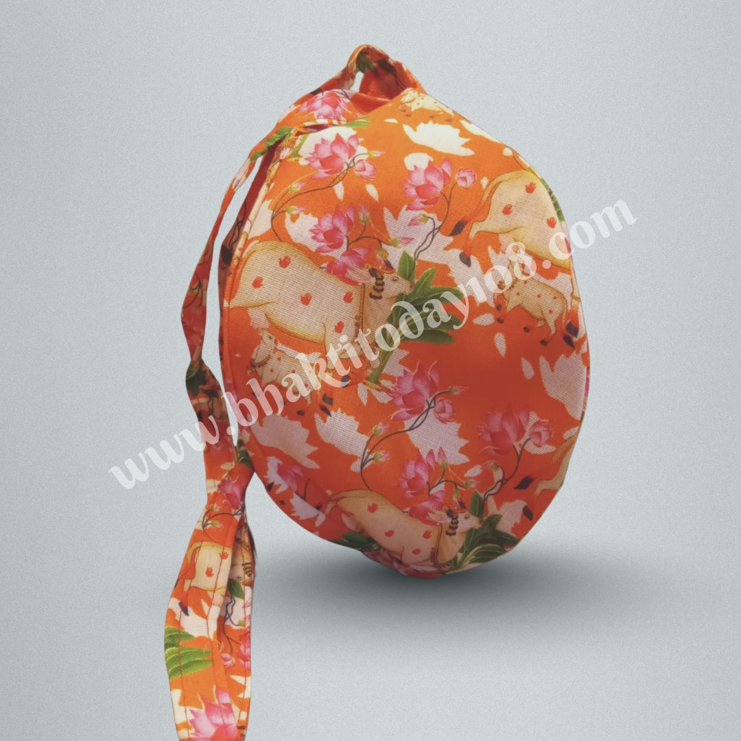 Cow Print Japa Bead Bag