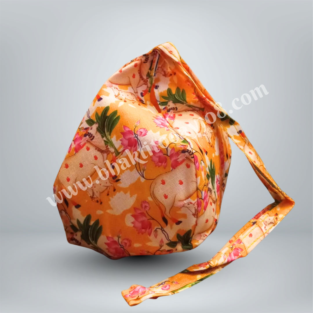 Cow Print Japa Bead Bag