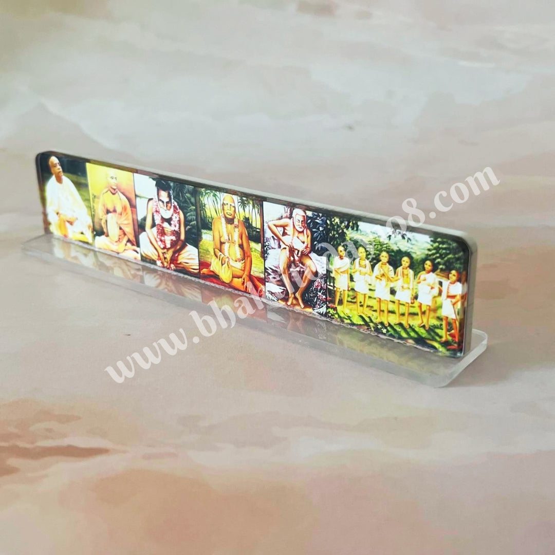 ISKCON Gaudiya Vaishnava Guru Parampara Acrylic Picture stand