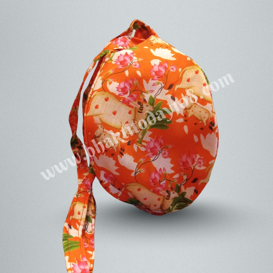 Cow Print Japa Bead Bag