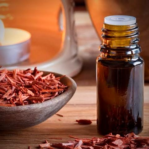 Pure Sandal Oil – 10ml alcohol-free sandalwood oil made in Vrindavan, perfect for massaging Deities before bathing and spiritual rituals.