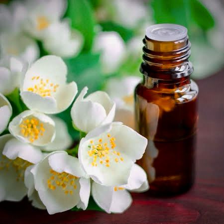 10 ml bottle of 100% alcohol-free Pure Jasmine Oil, made in Vrindavan for massaging Deities before bathing, with a divine fragrance ideal for puja and meditation.