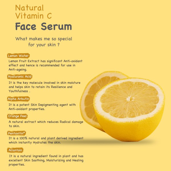 Natural Vitamin C Face Serum
