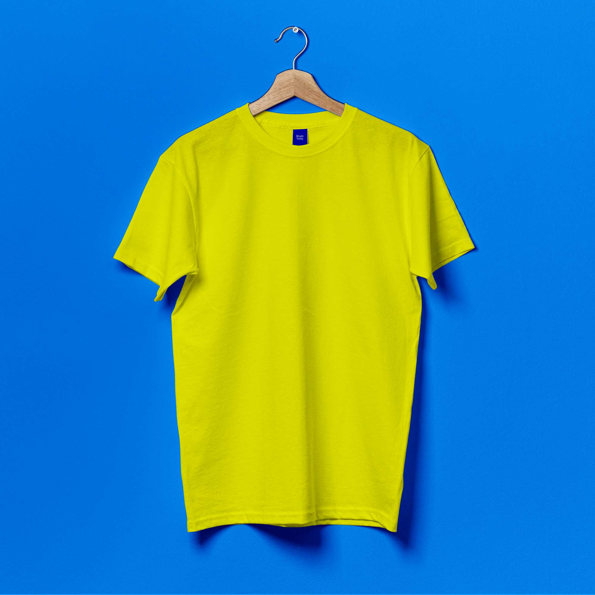 Plain Unisex Round Neck T-shirt